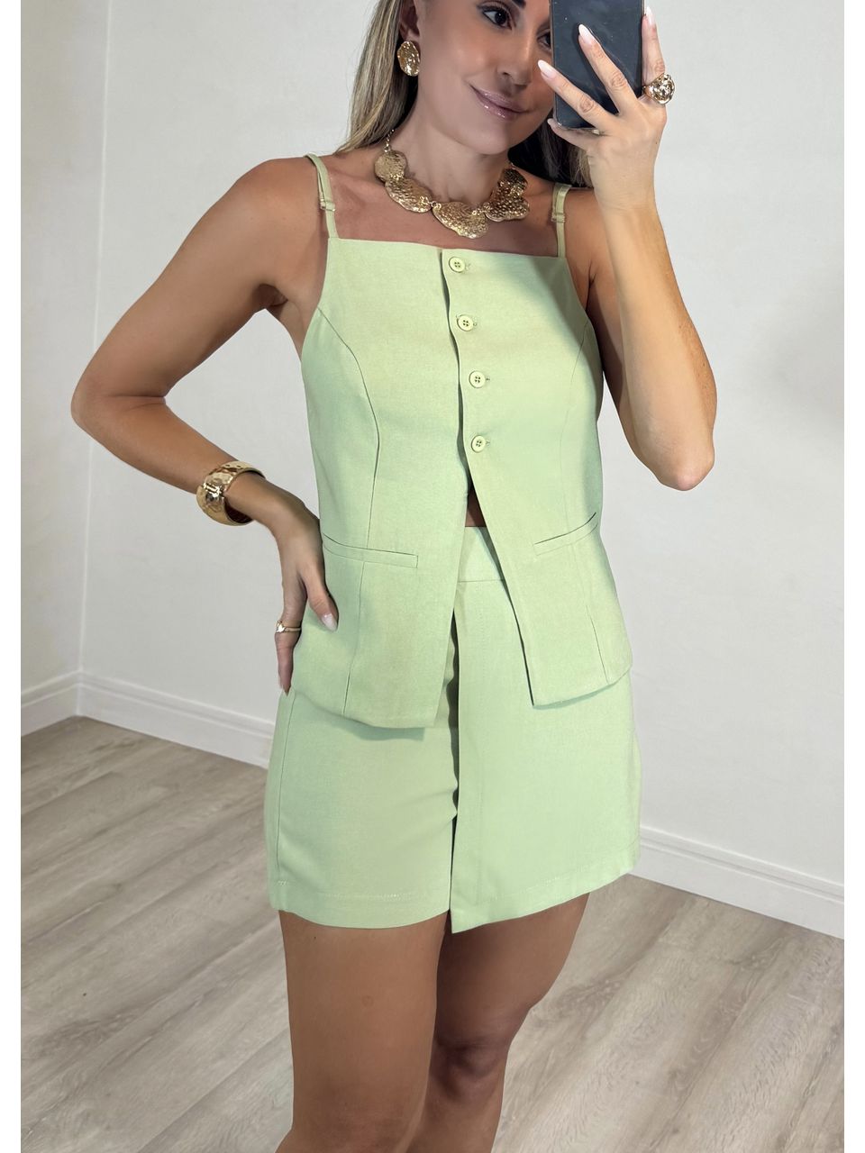 Conjunto Short Saia Cléo 