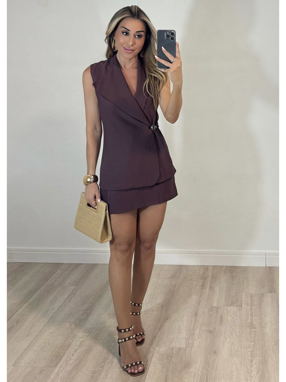 Conjunto Colete Marcela