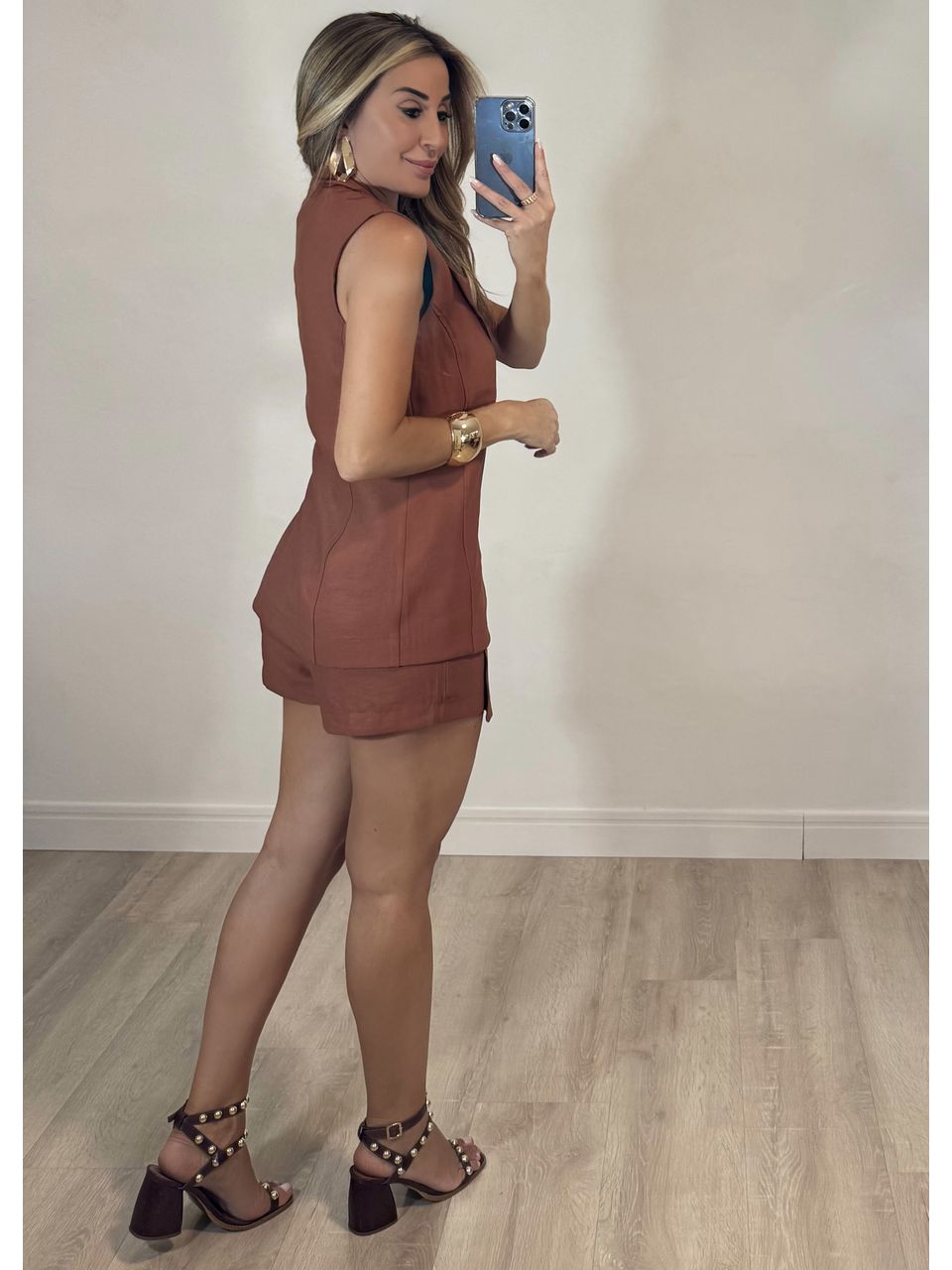 Conjunto Colete Marcela