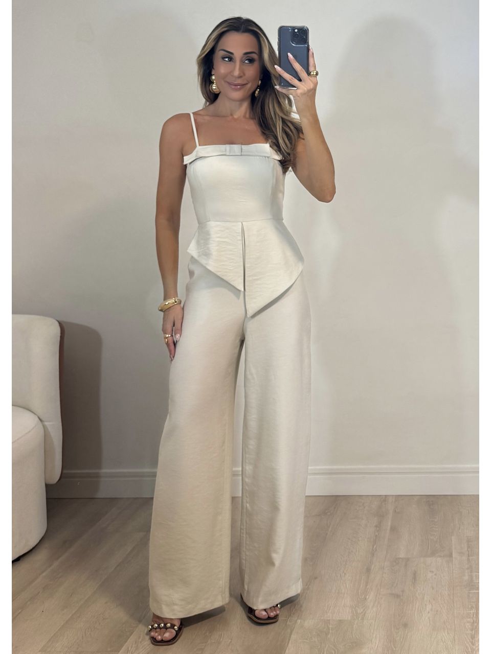 Macacão Peplum Aurora