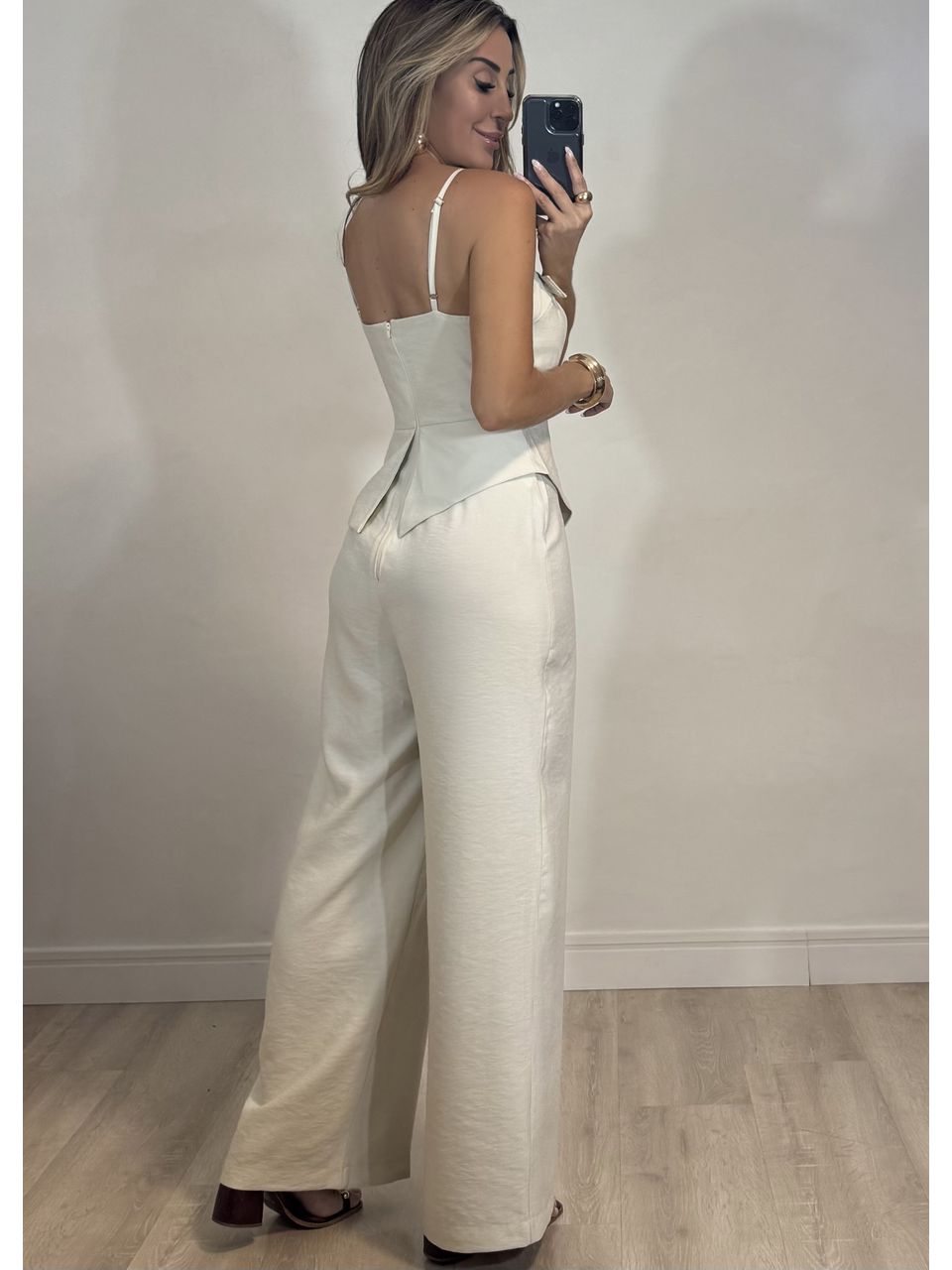 Macacão Peplum Aurora