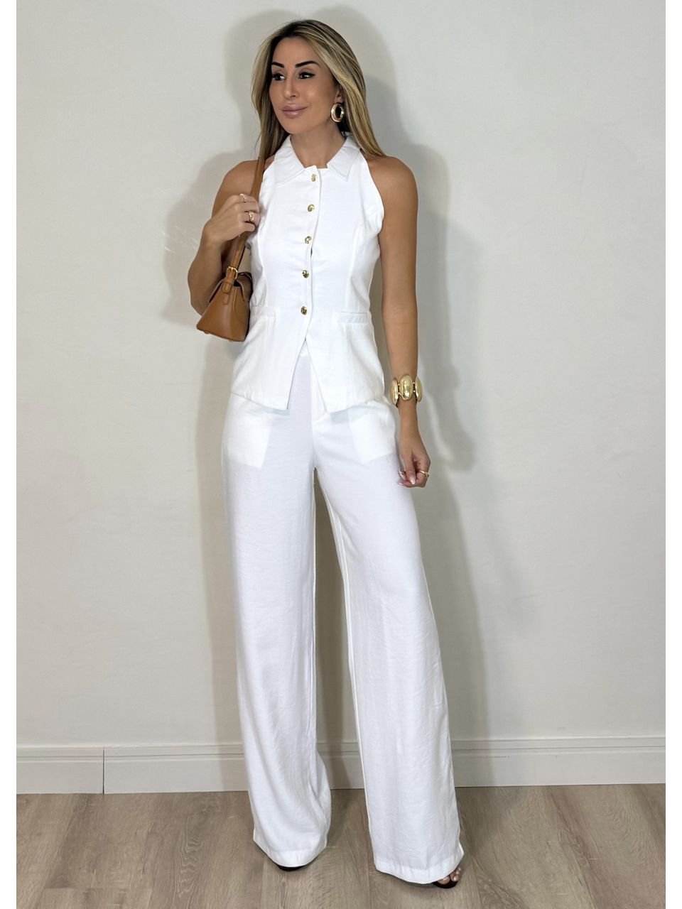  Conjunto Blusa Colete Aline - 3805 - MADONNA BASIC