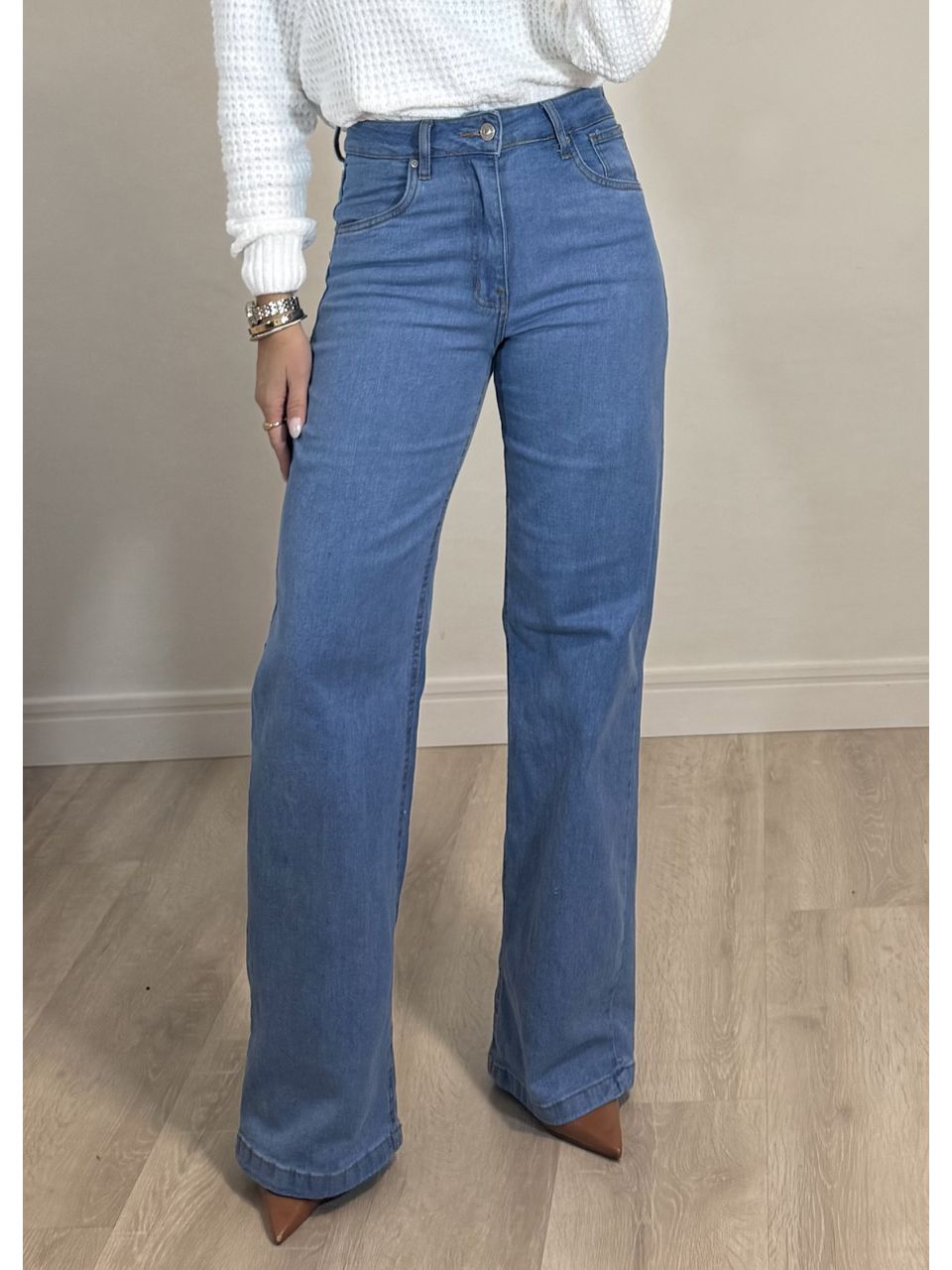 CALÇA JEANS RETA - 5089 - MADONNA BASIC