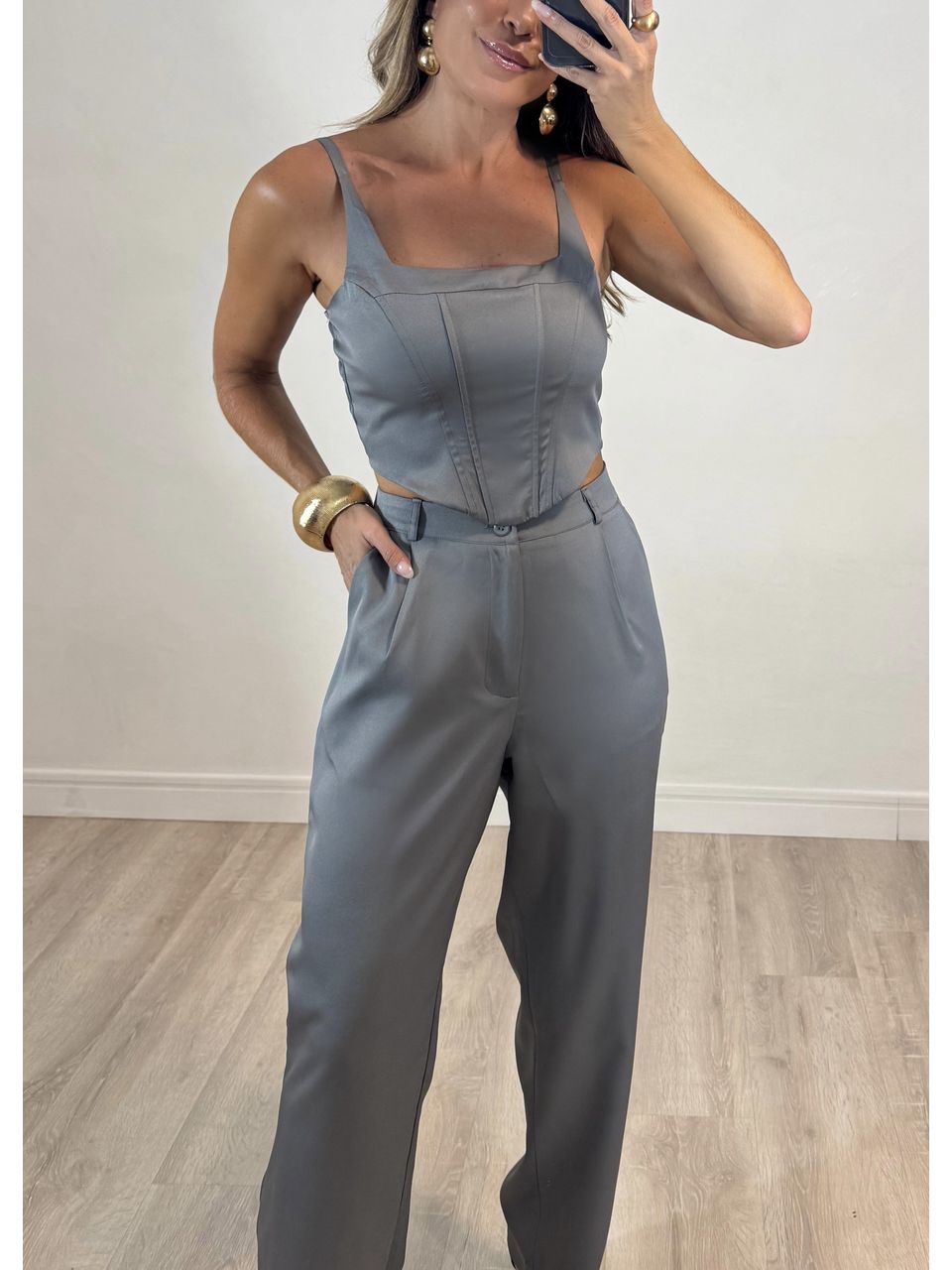 Conjunto Alfaiataria Corset