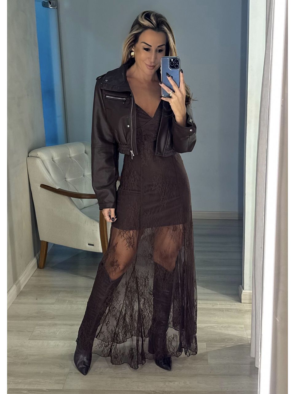Vestido Renda Samira