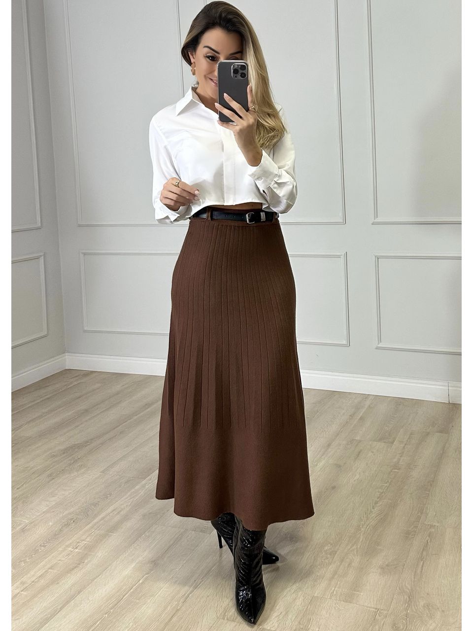  Saia Tricot Maitê