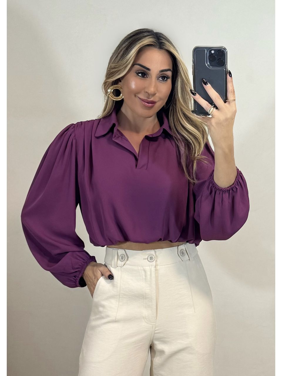 Blusa Gola Luli - 4290 - MADONNA BASIC
