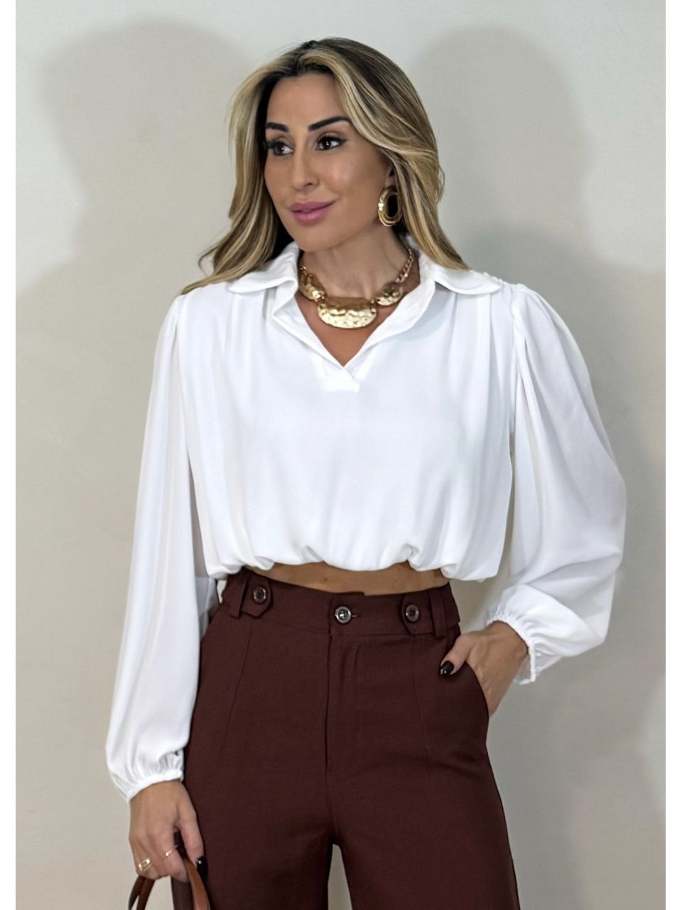 Blusa Gola Luli - 4288 - MADONNA BASIC