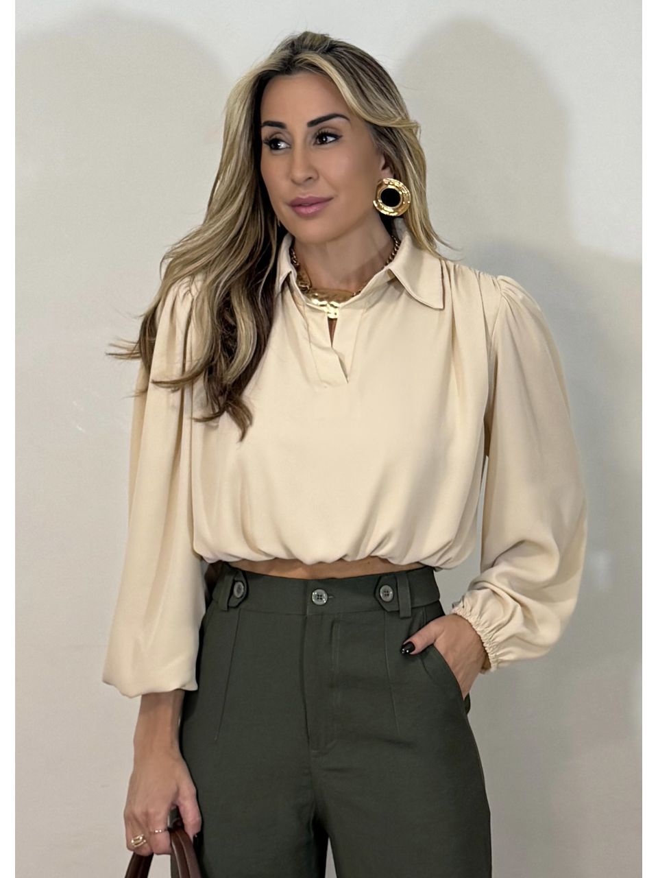 Blusa Gola Luli - 4287 - MADONNA BASIC