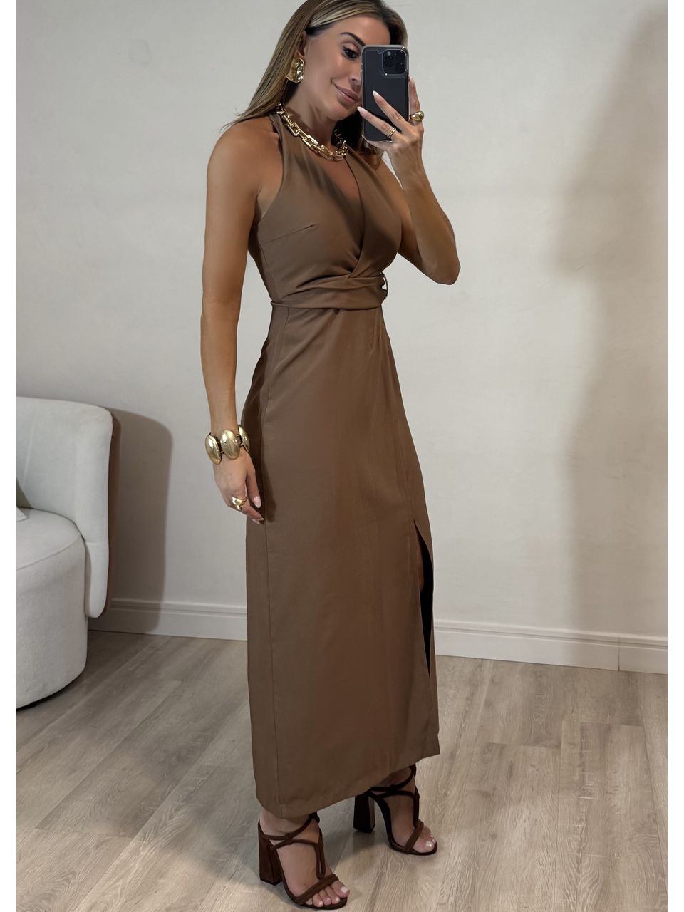 Vestido midi Betina