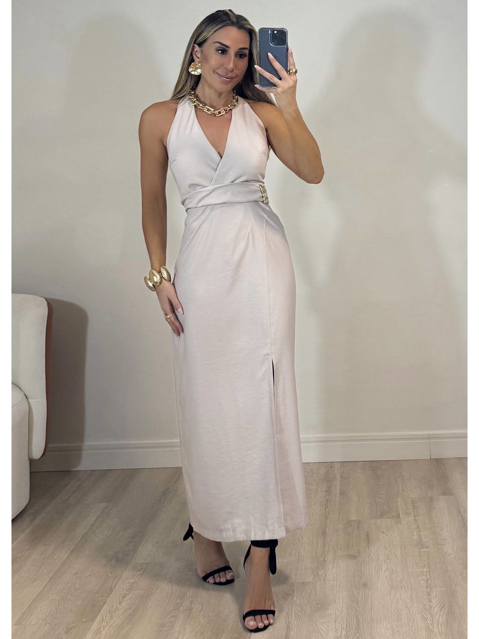 Vestido midi Betina - 4140 - MADONNA BASIC