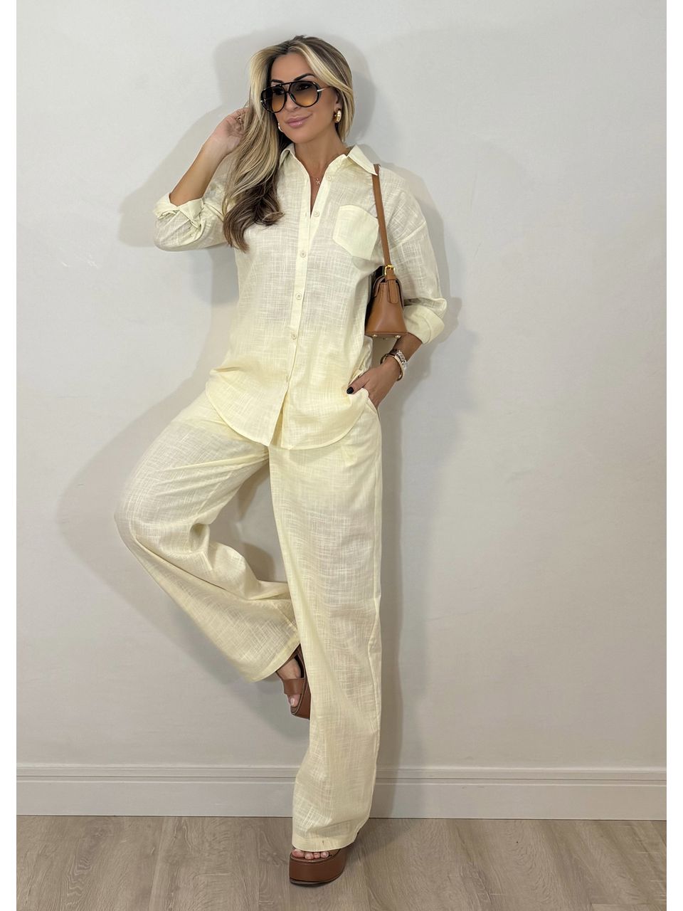 Conjunto Linho Caraiva - 5209 - MADONNA BASIC
