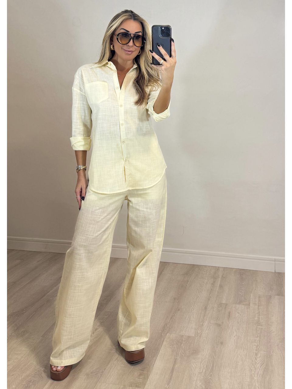 Conjunto Linho Caraiva 