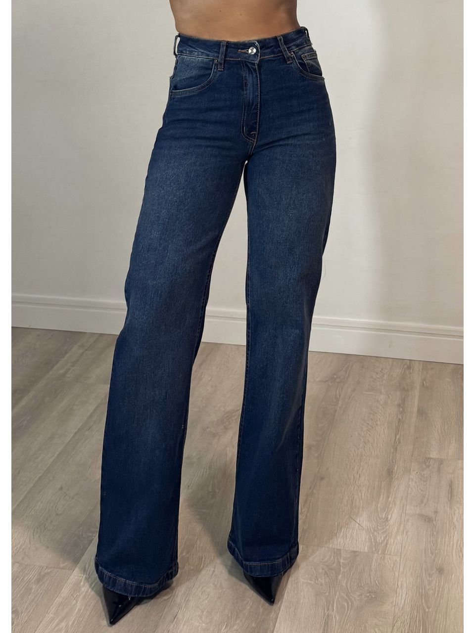 Calça Jeans Wide leg Ceci