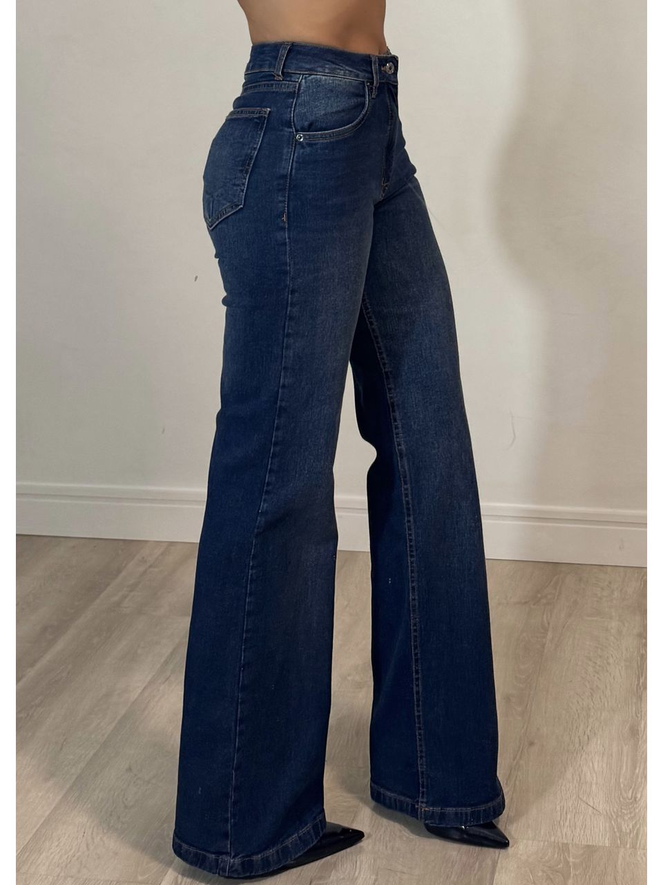 Calça Jeans Wide leg Ceci