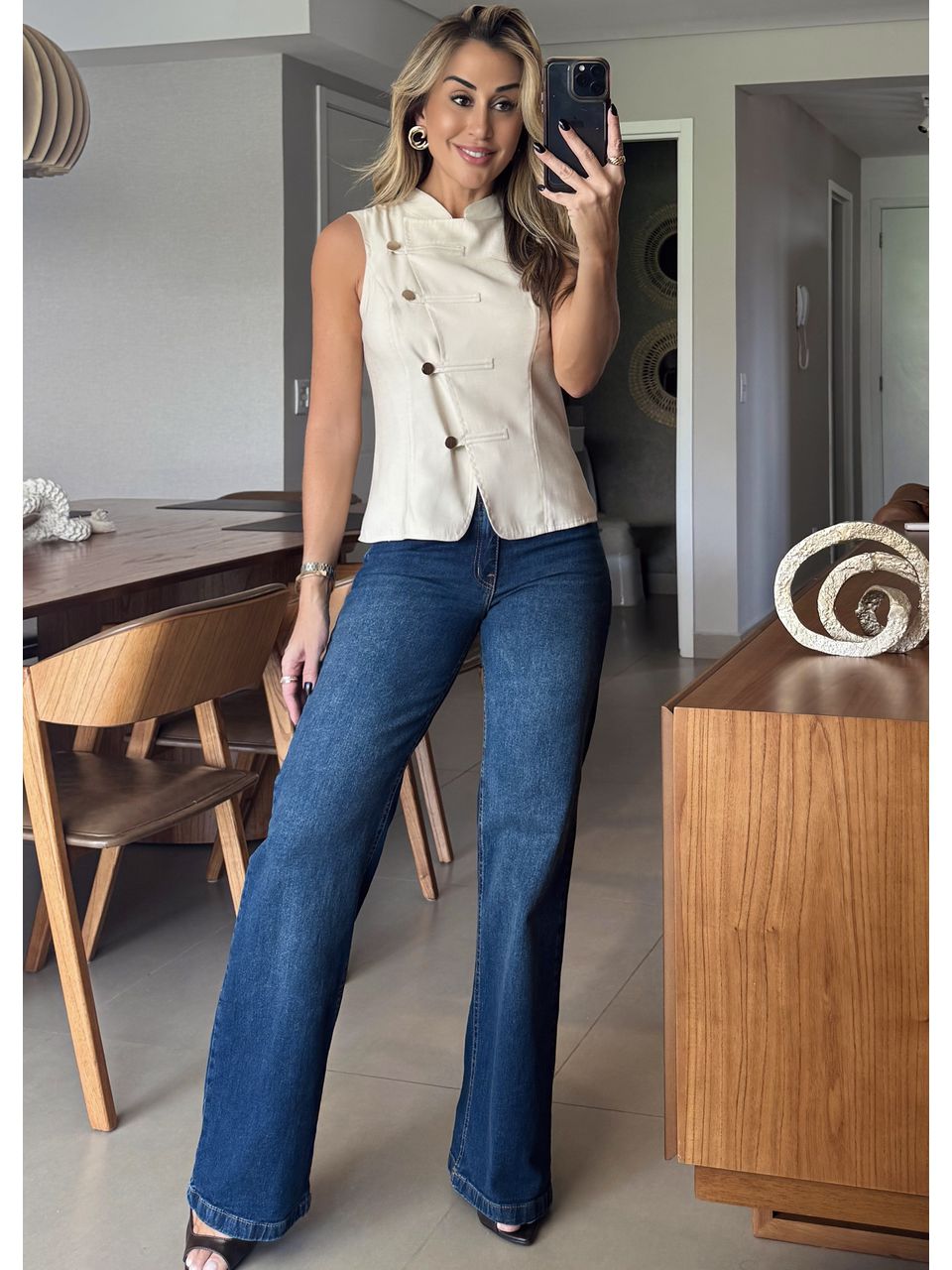 Blusa Transpassada Antônia