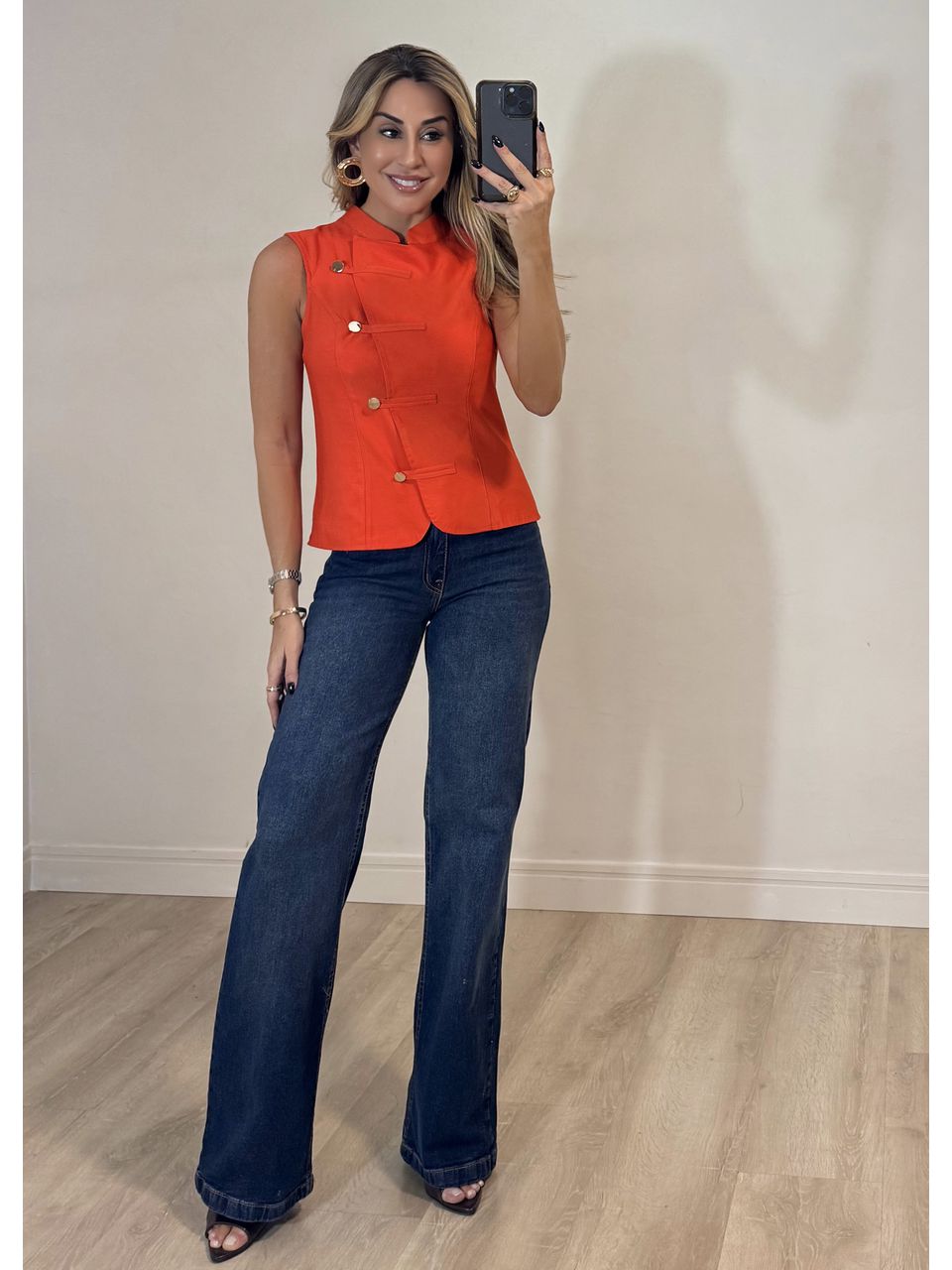 Blusa Transpassada Antônia 