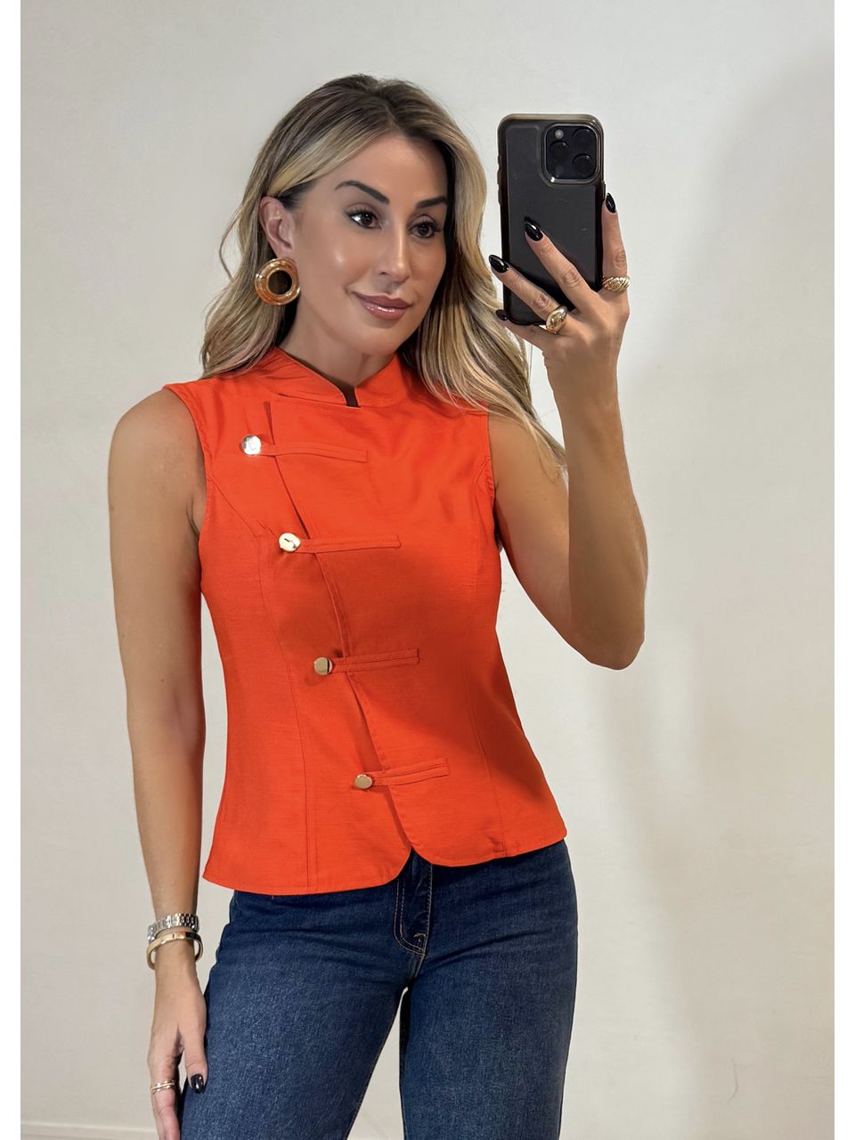 Blusa Transpassada Antônia 