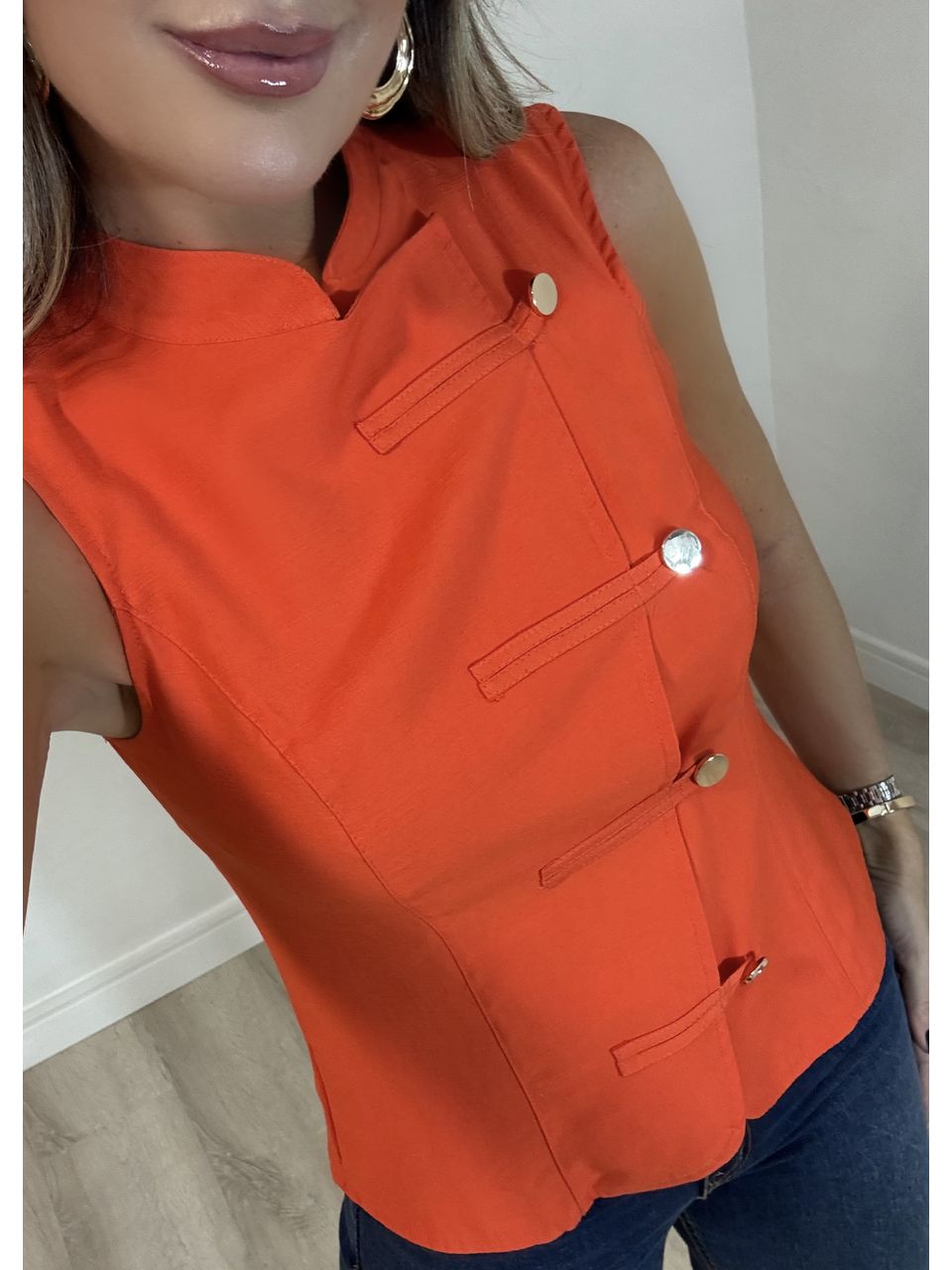 Blusa Transpassada Antônia 