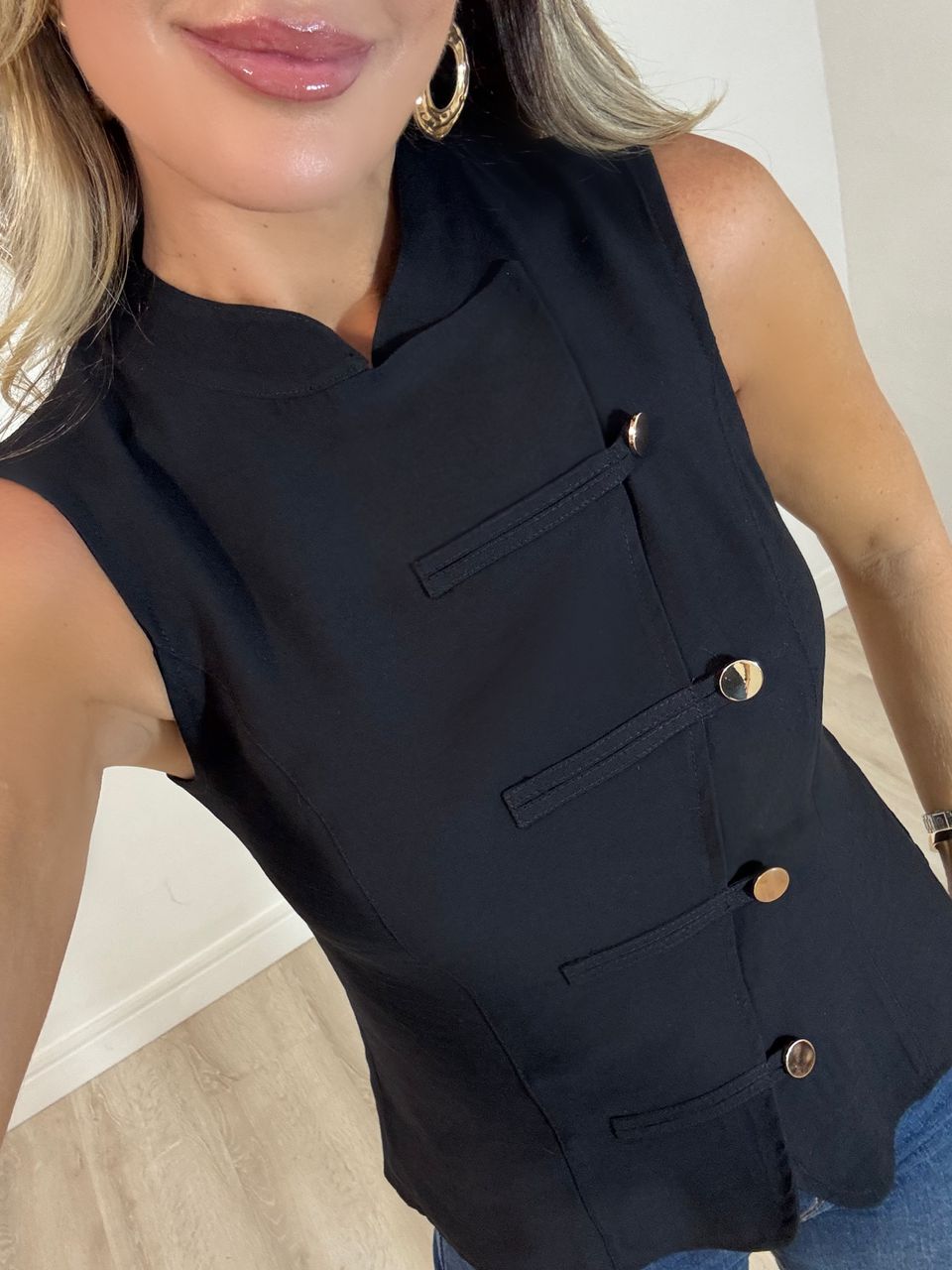 Blusa Transpassada Antônia