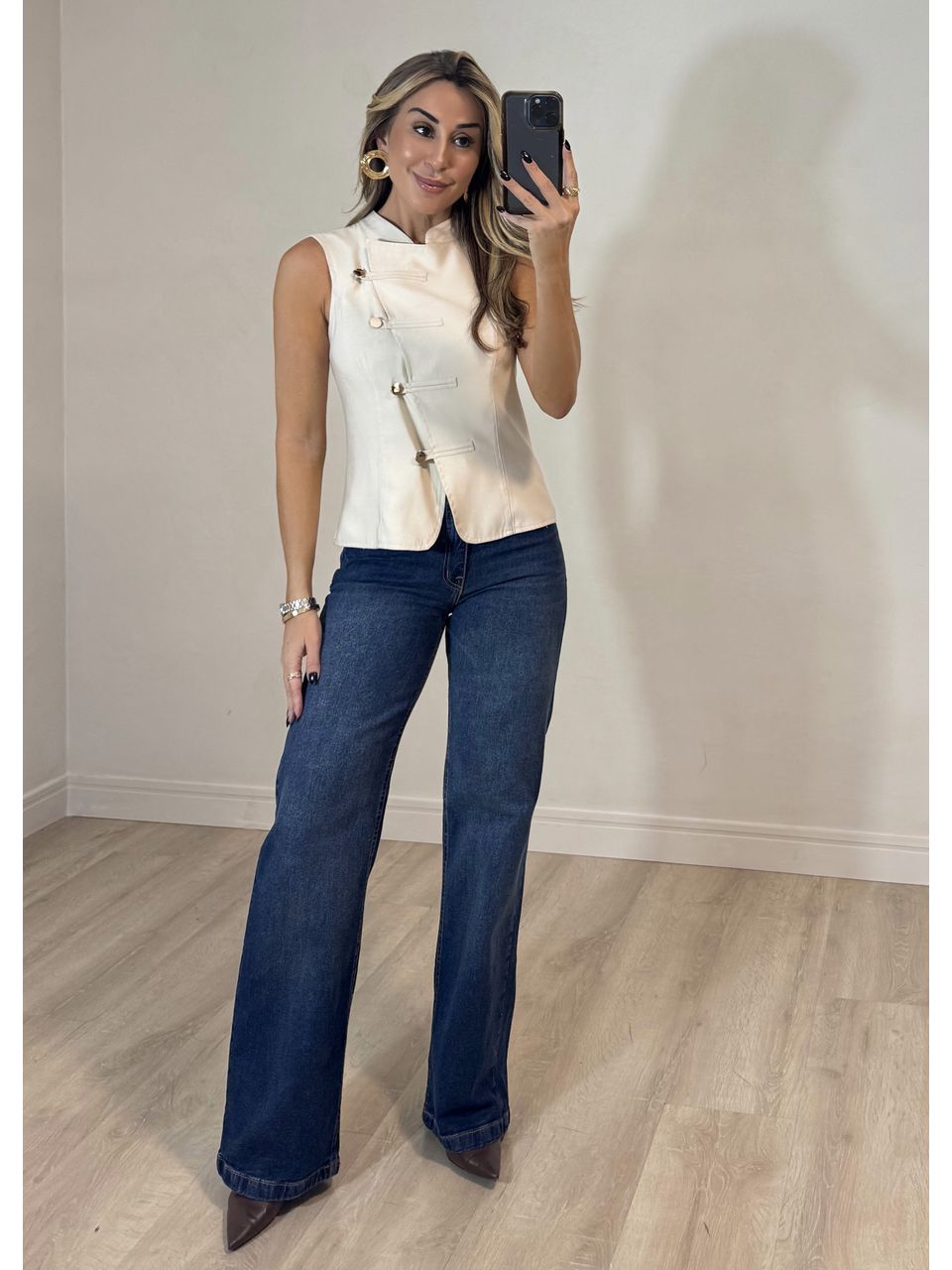 Blusa Transpassada Antônia
