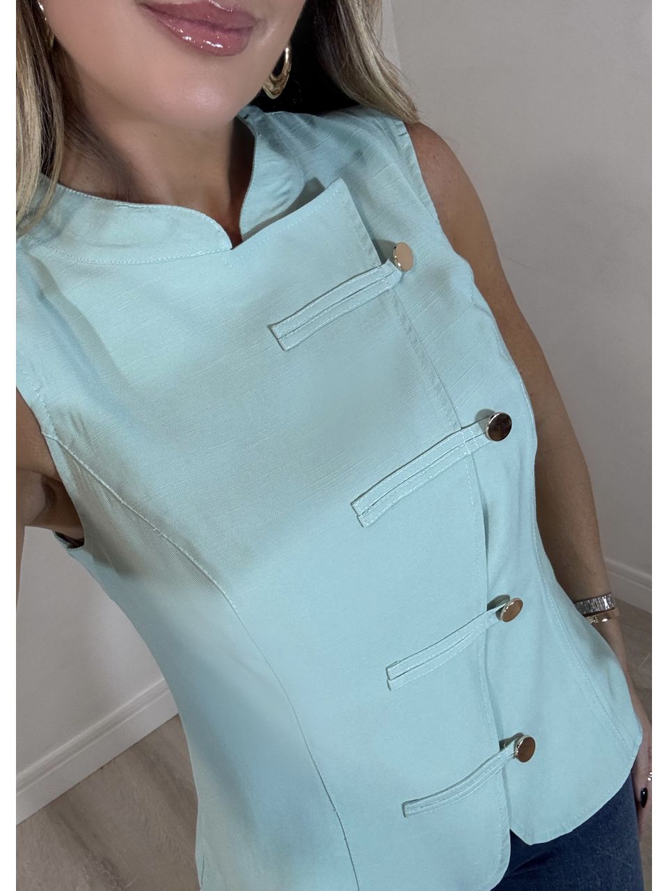Blusa Transpassada Antônia