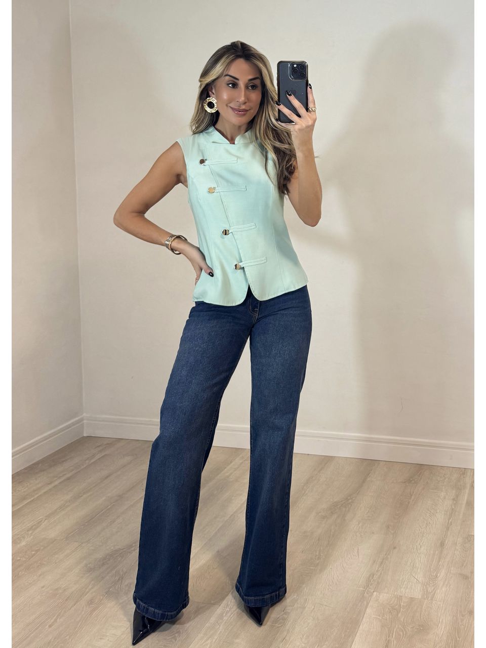 Blusa Transpassada Antônia