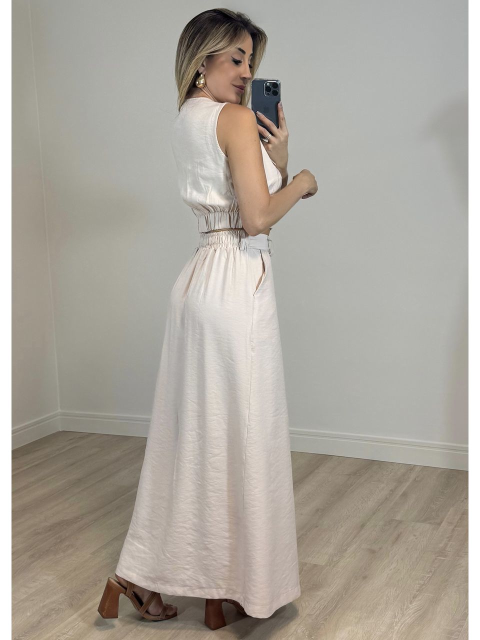Conjunto Colete Cropped