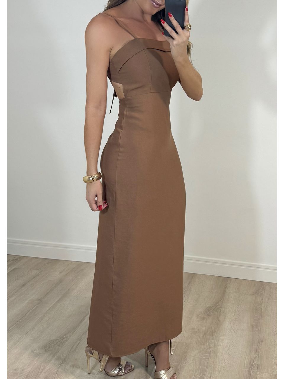 Vestido Midi Alethéia 
