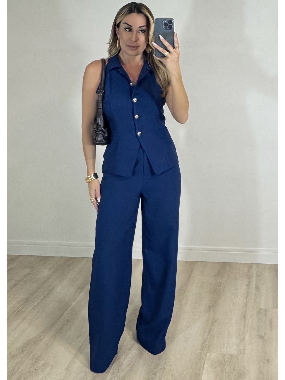 Conjunto Blusa Colete Aline - 2500 - MADONNA BASIC