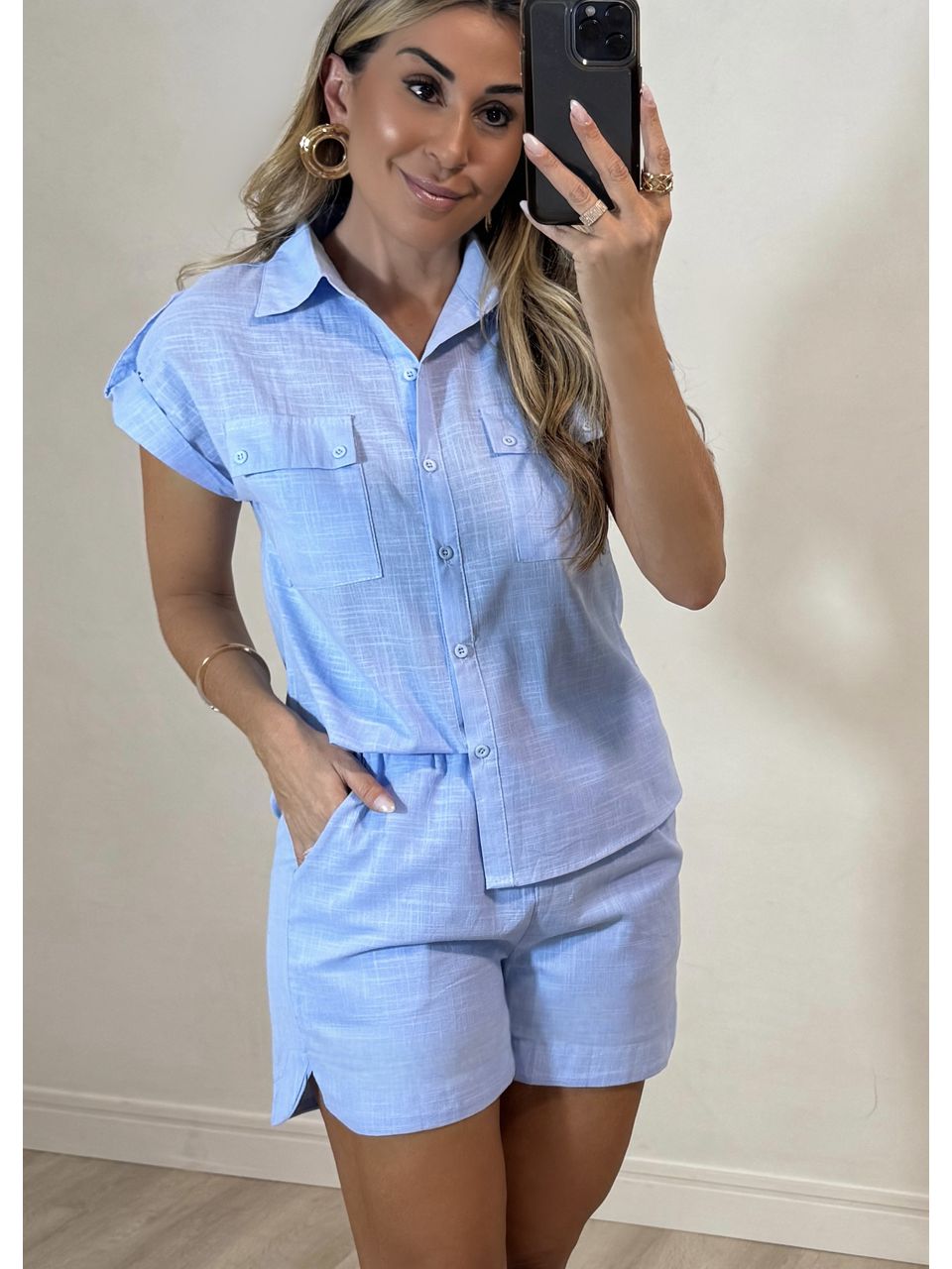 Conjunto Linho Bahamas 