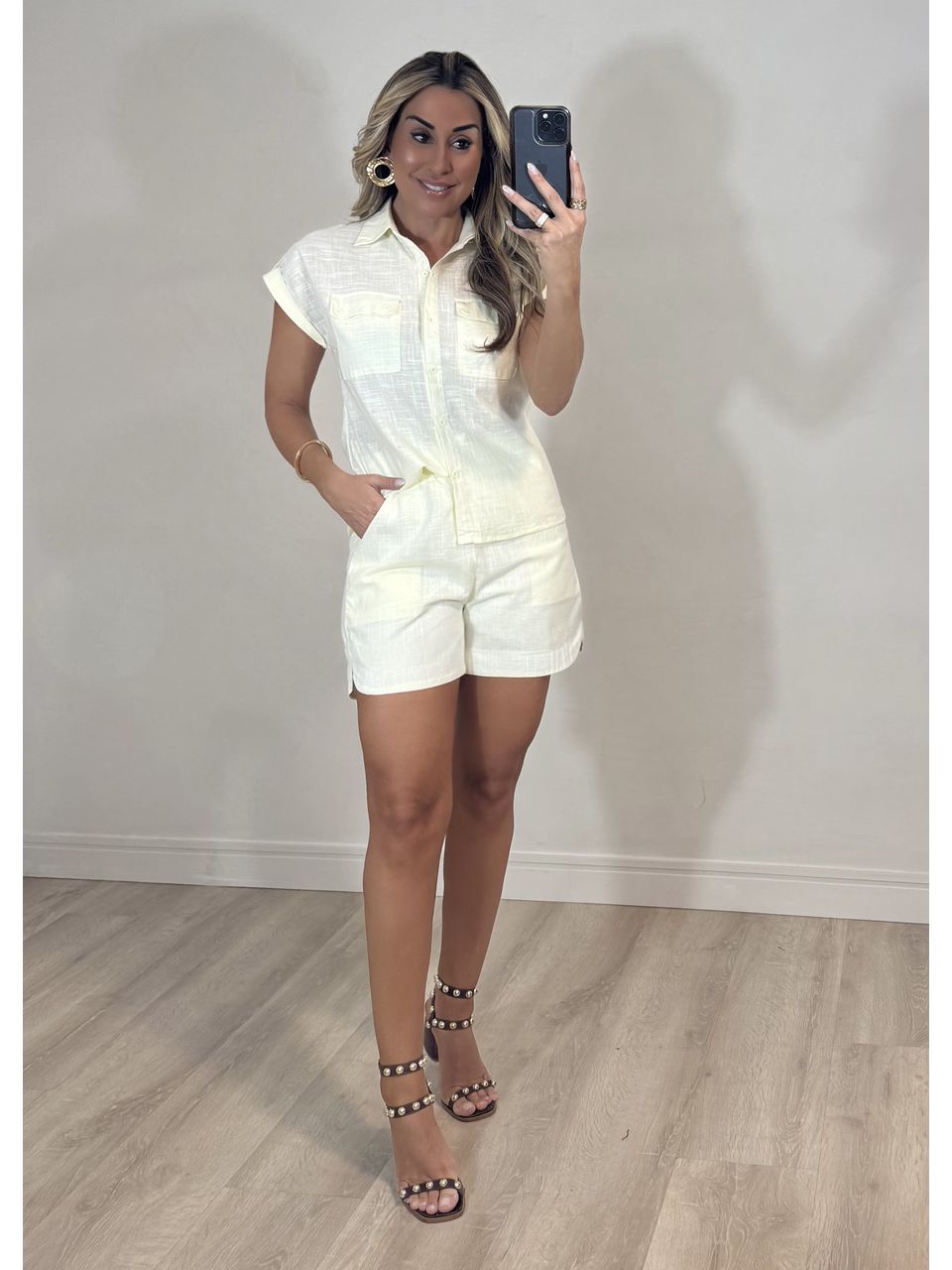 Conjunto Linho Bahamas 