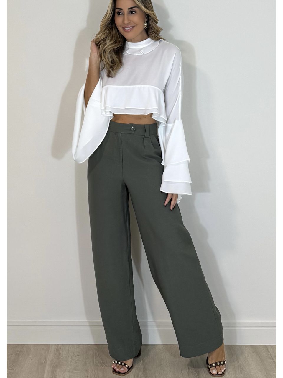 Calça Pantalona Lana - 2292 - MADONNA BASIC