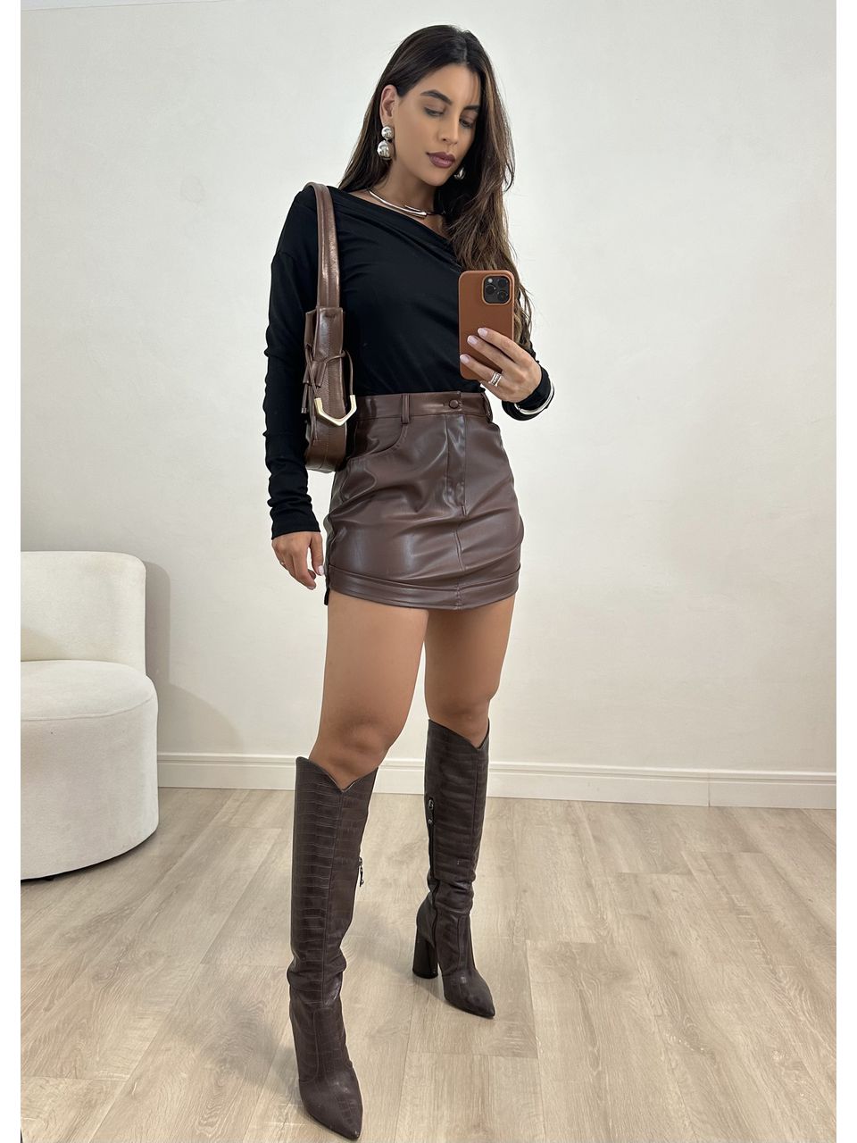 Saia Curta Courino Ester.