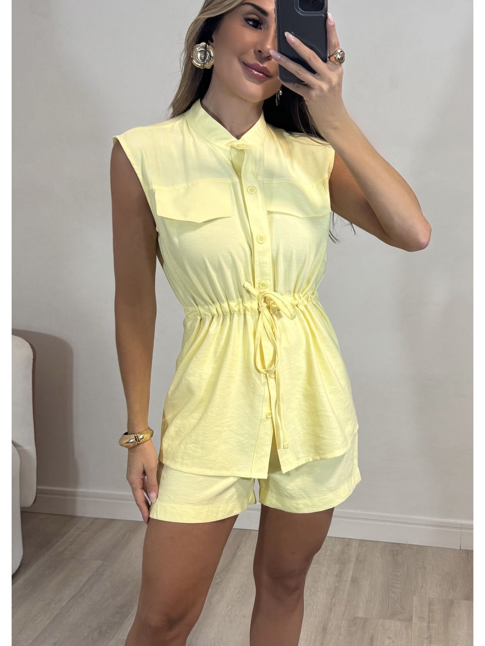 Conjunto Short com Colete
