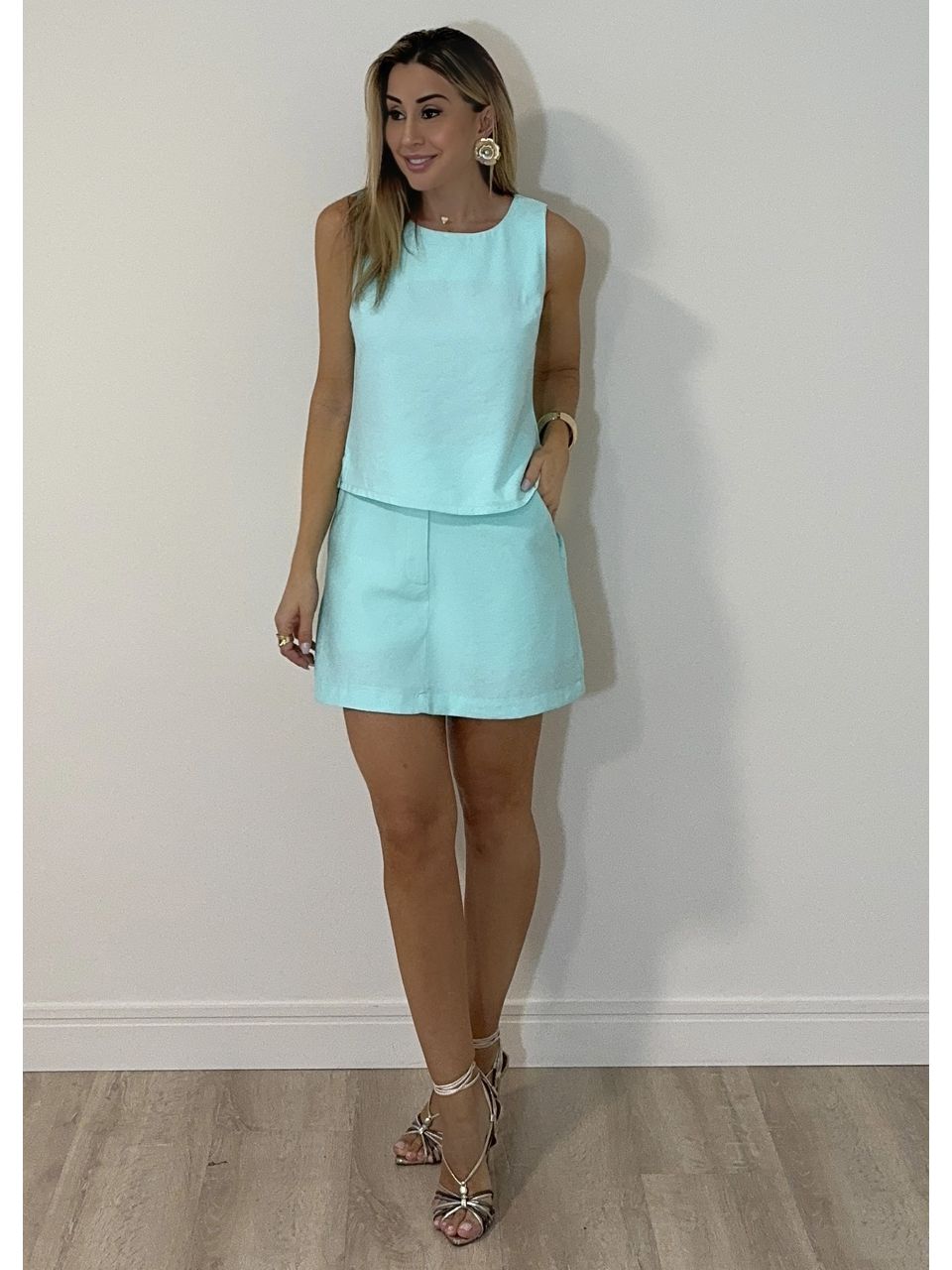 Conjunto Short Saia Salinas - 2041 - MADONNA BASIC