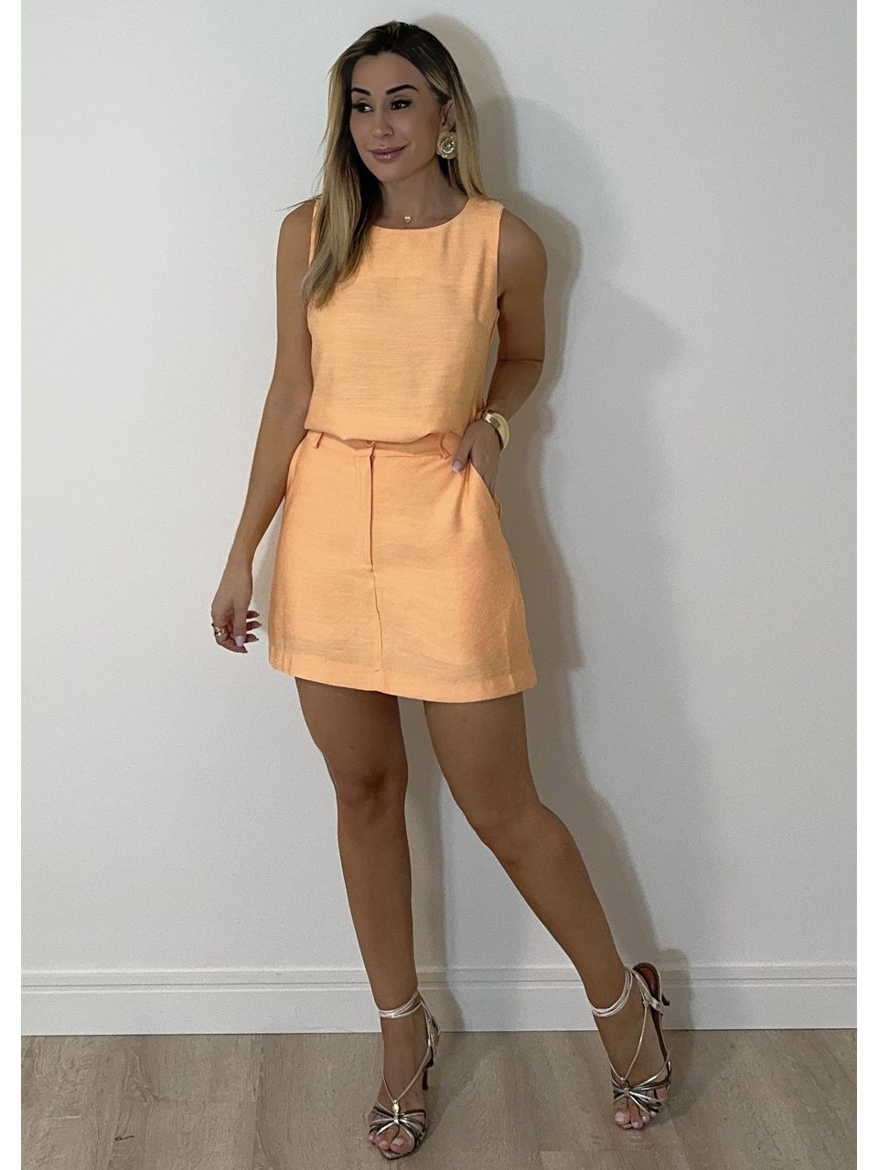 Conjunto Short Saia Salinas - 2042 - MADONNA BASIC