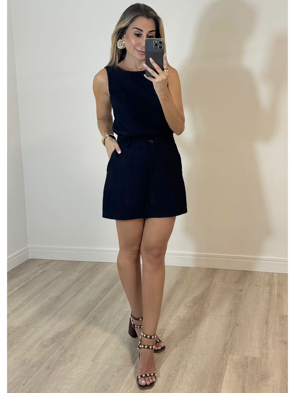 Conjunto Short Saia Salinas - 2043 - MADONNA BASIC