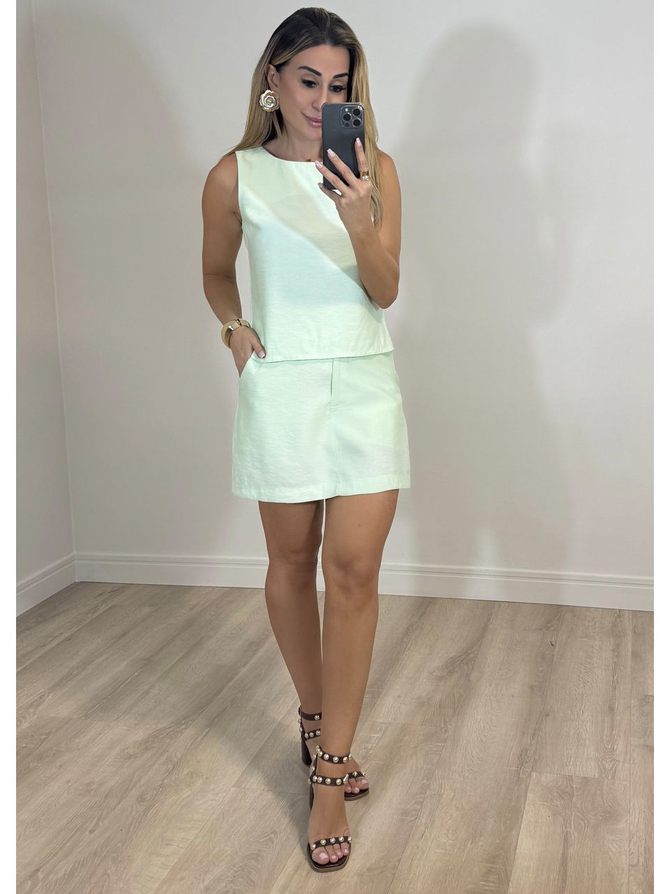Conjunto Short Saia Salinas