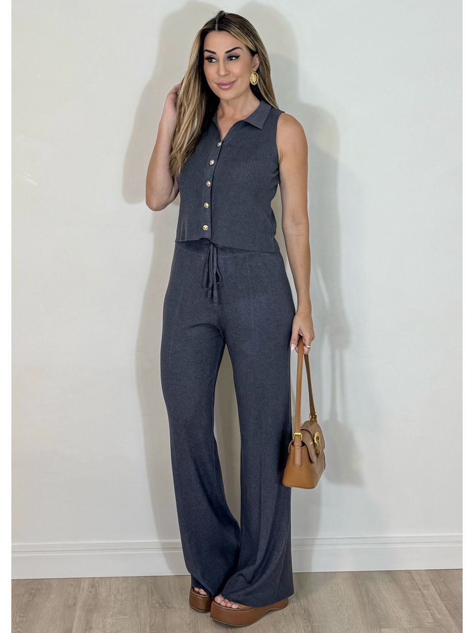 Conjunto Tricot Inglaterra - 2495 - MADONNA BASIC