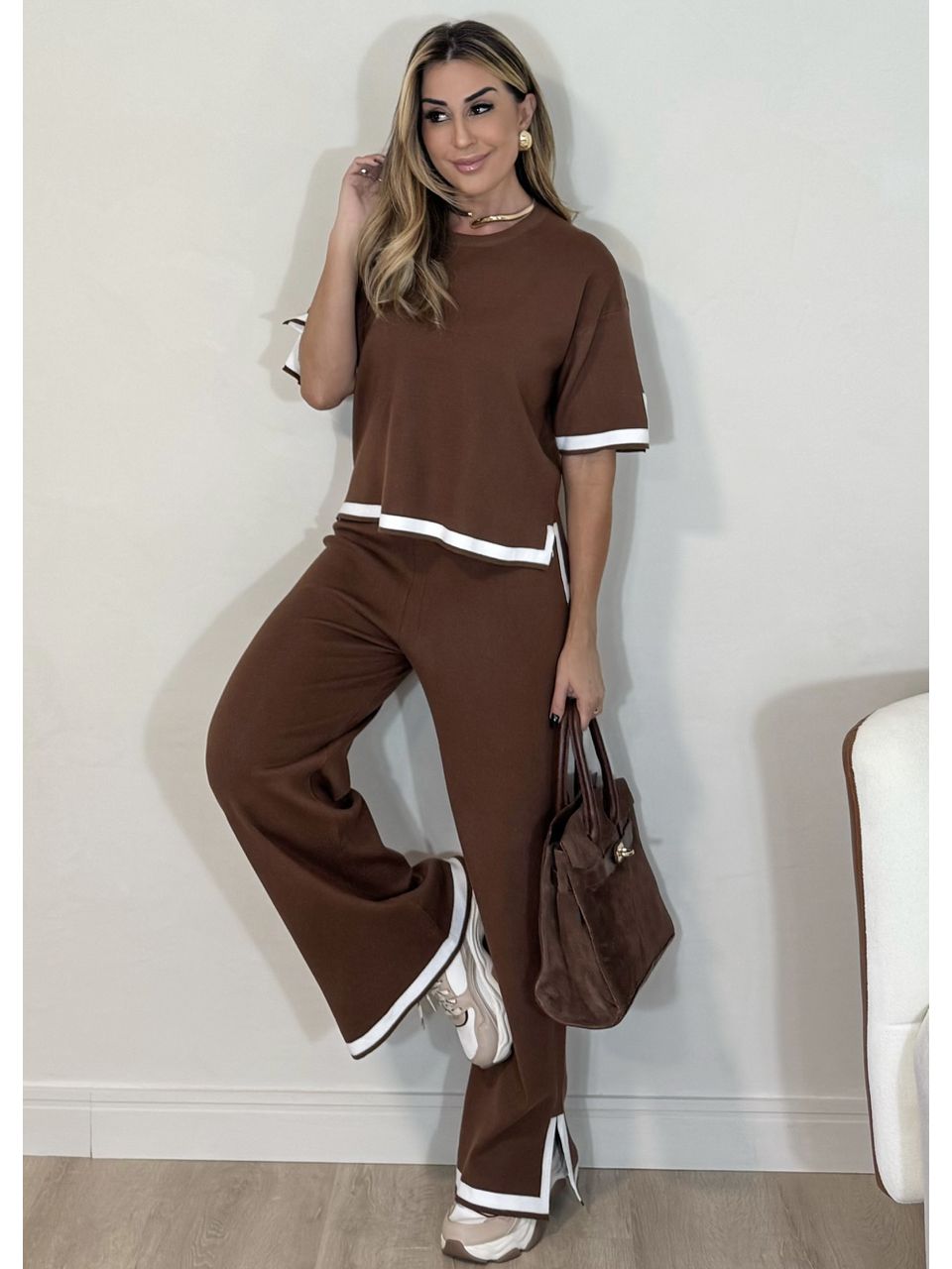 Conjunto Tricot Melissa - 2457 - MADONNA BASIC