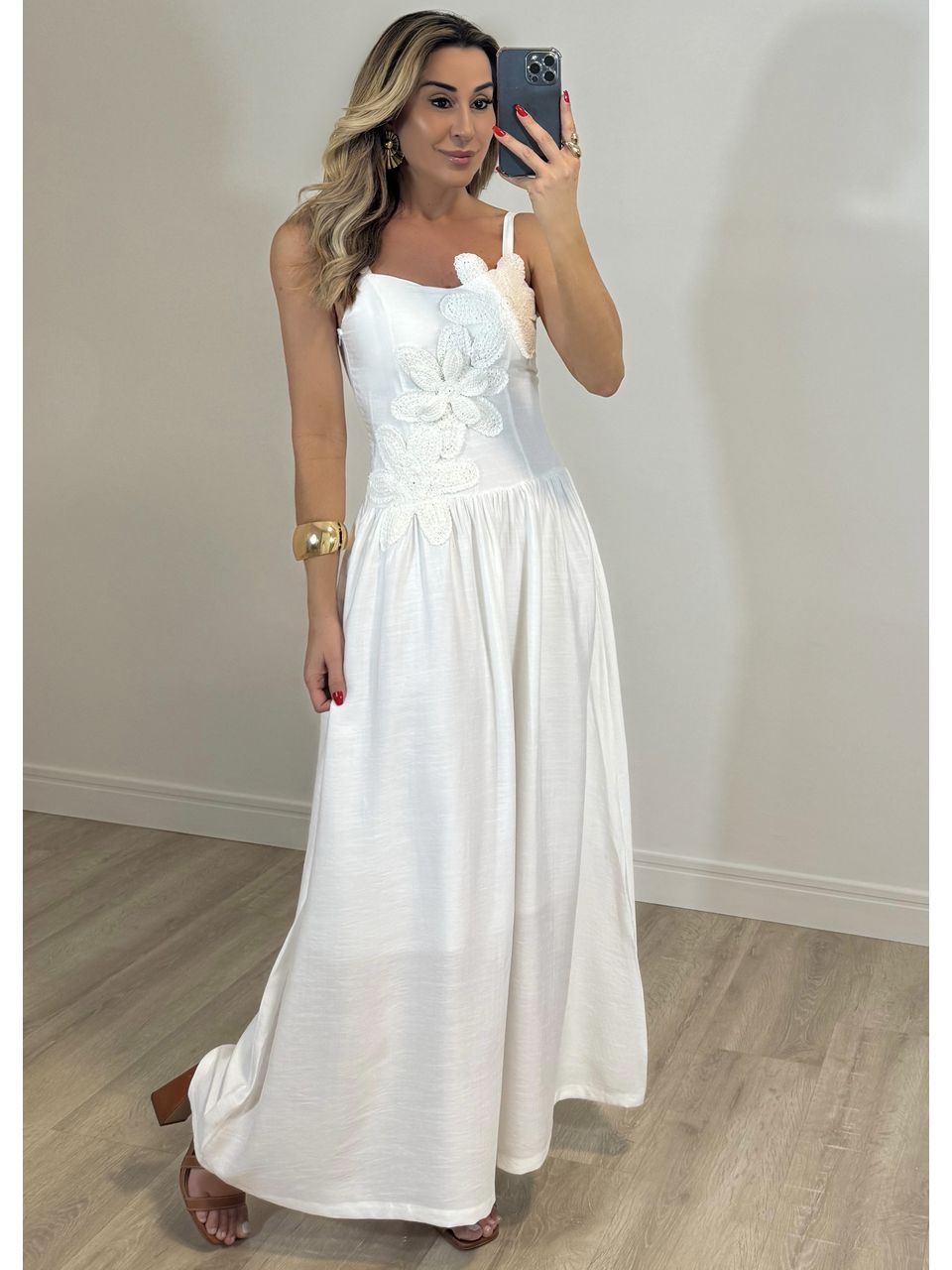 Vestido Flor Olivia - 2198 - MADONNA BASIC