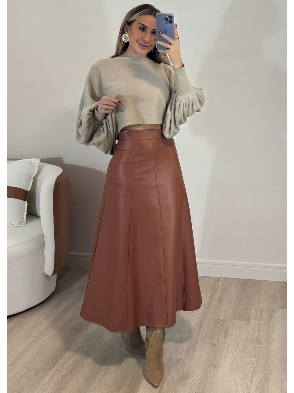 Saia Midi Courino Londres - 2382 - MADONNA BASIC