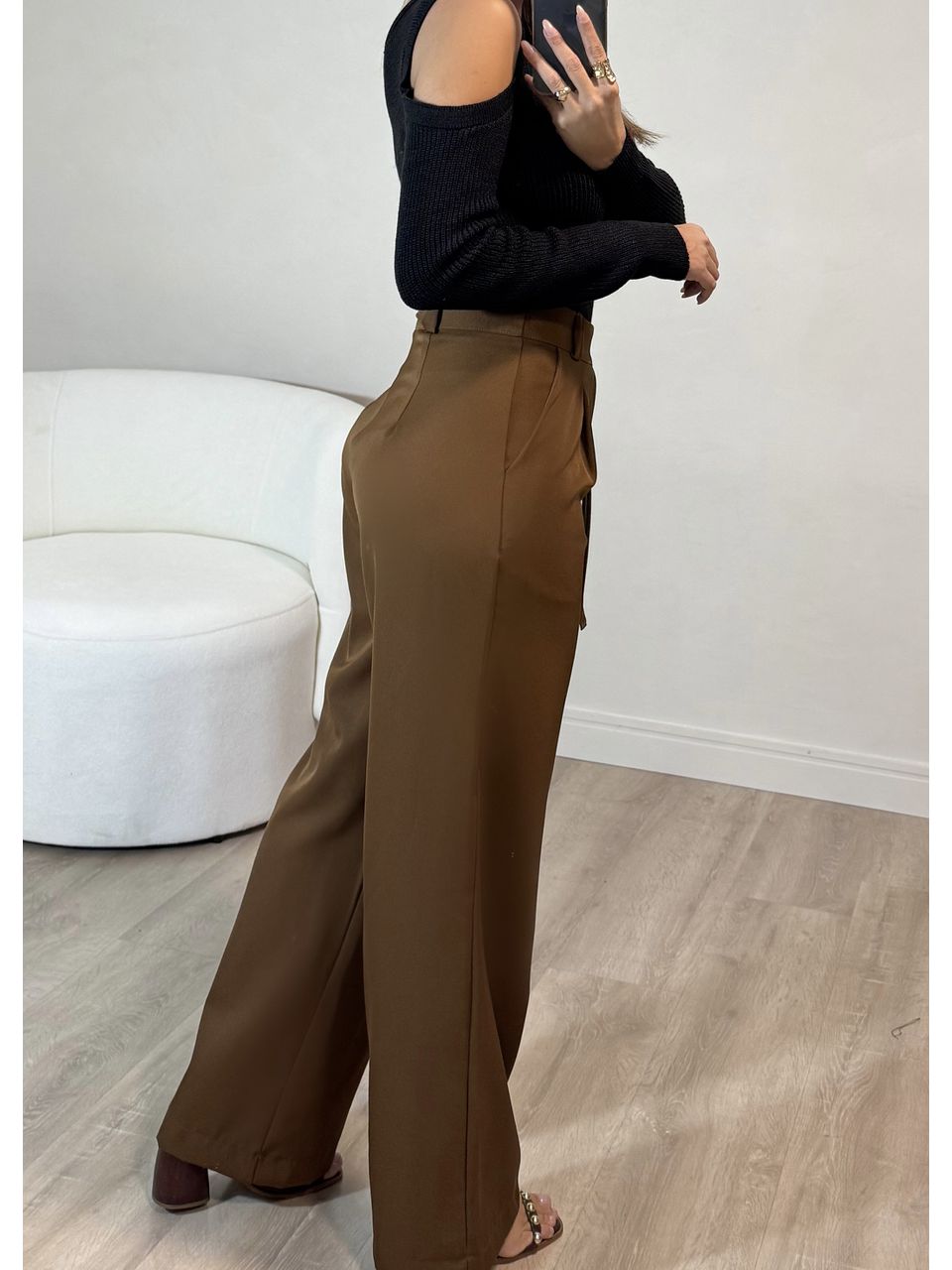 Calça Alfaiataria Com Amarração