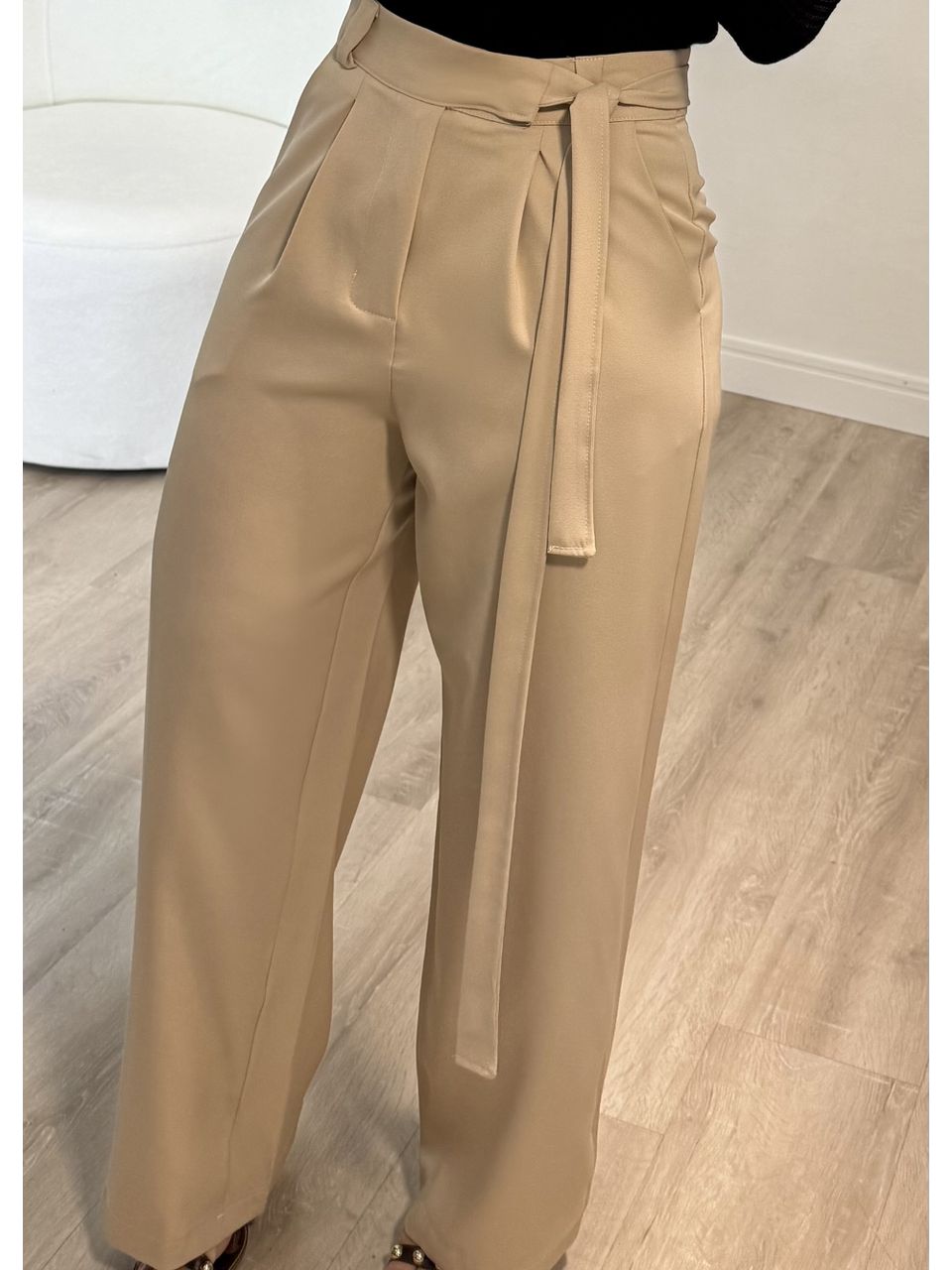 Calça Alfaiataria Com Amarração