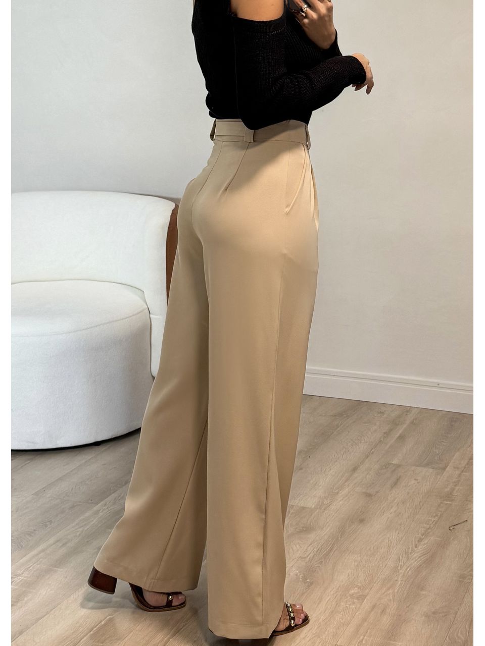 Calça Alfaiataria Com Amarração