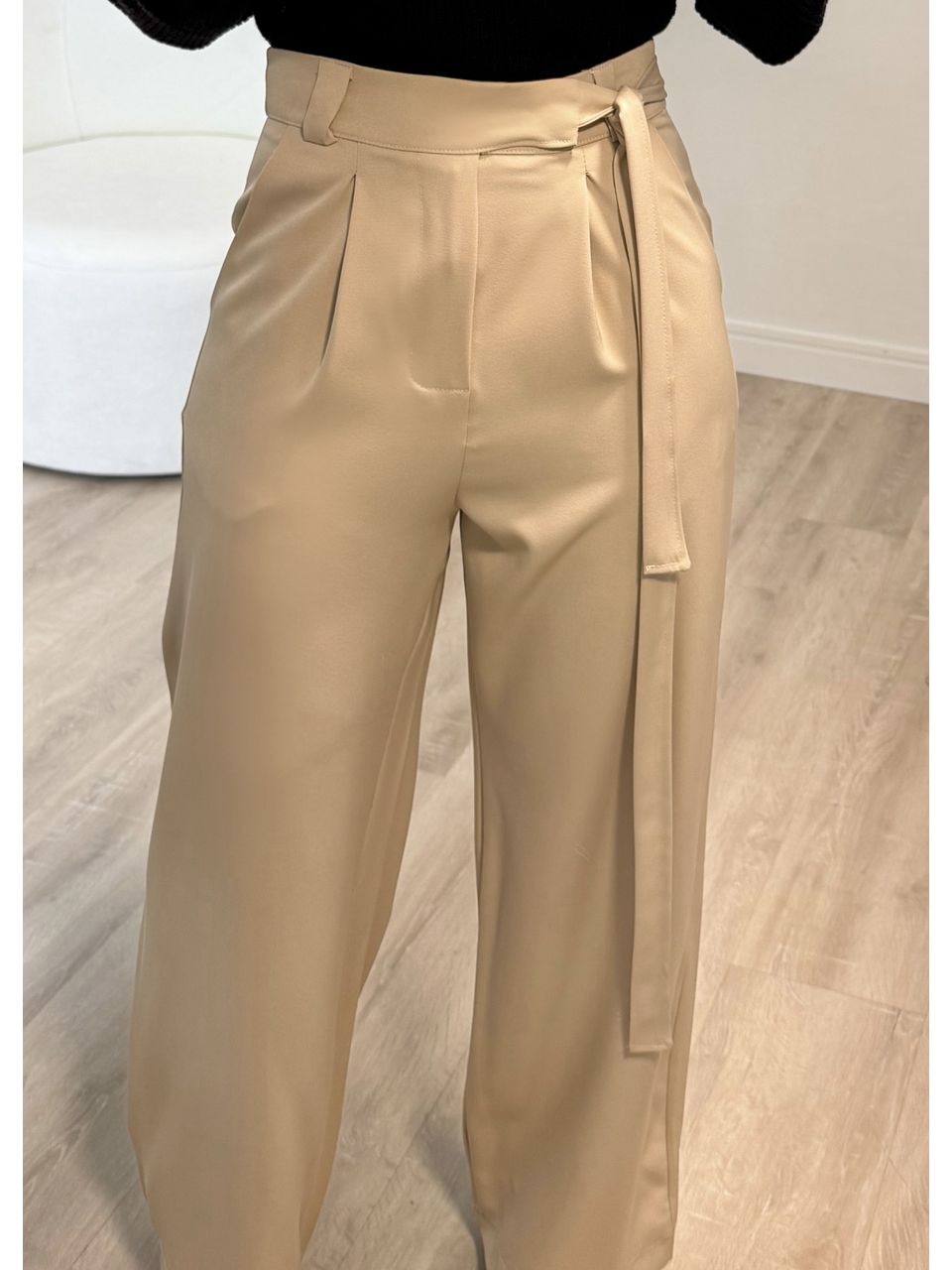 Calça Alfaiataria Com Amarração
