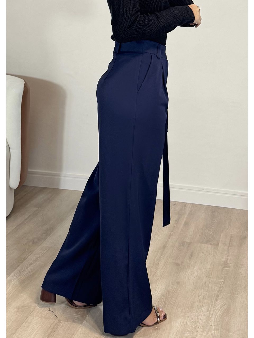 Calça Alfaiataria Com Amarração