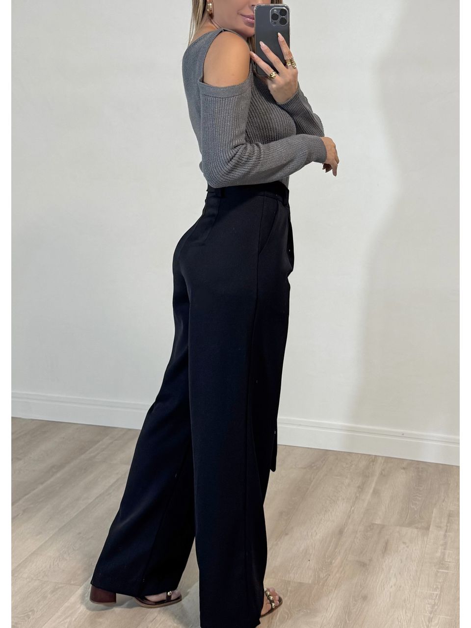 Calça Alfaiataria Com Amarração