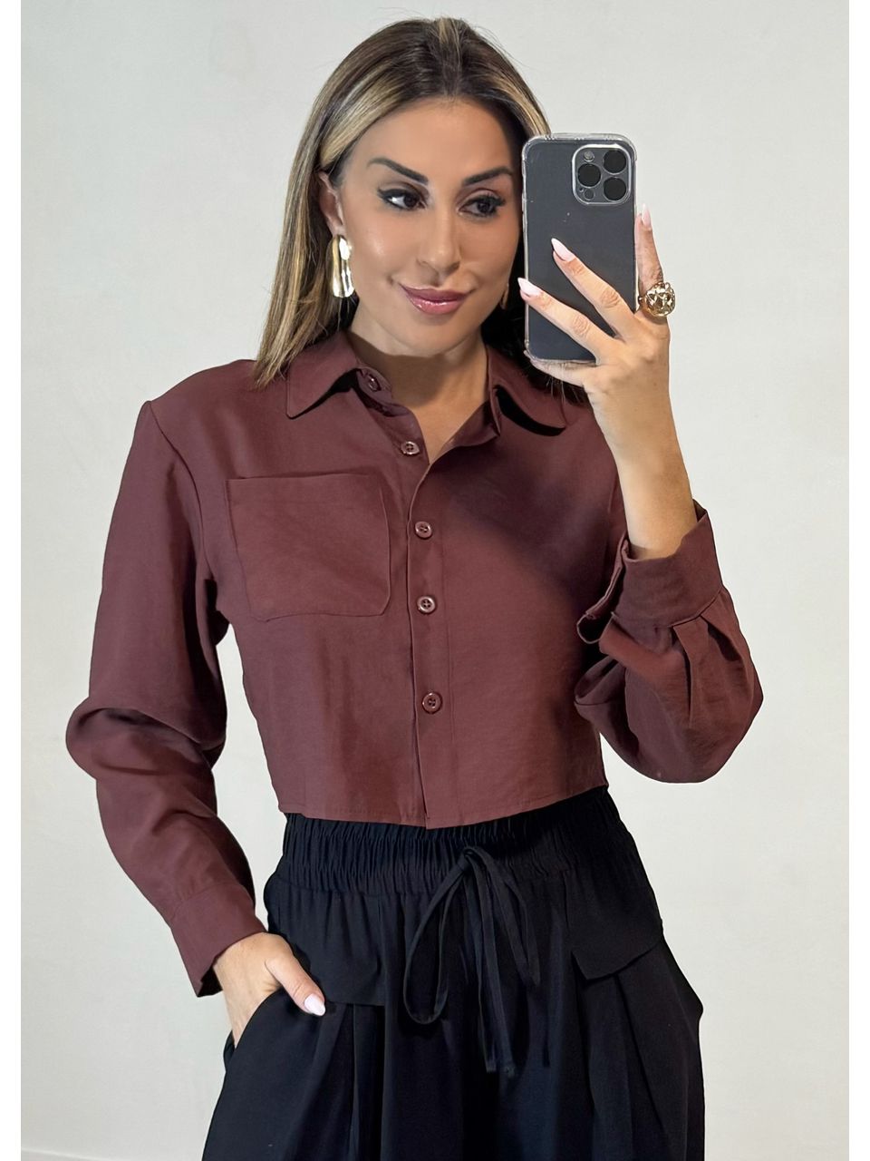 Camisa Curta Bella - 2534 - MADONNA BASIC